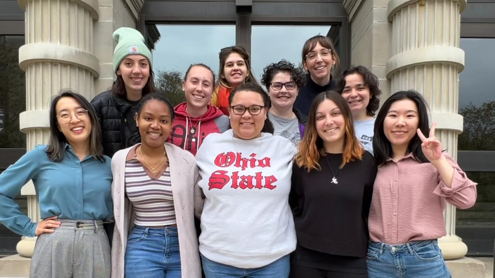 2022 Cohort outside of Townshend Hall